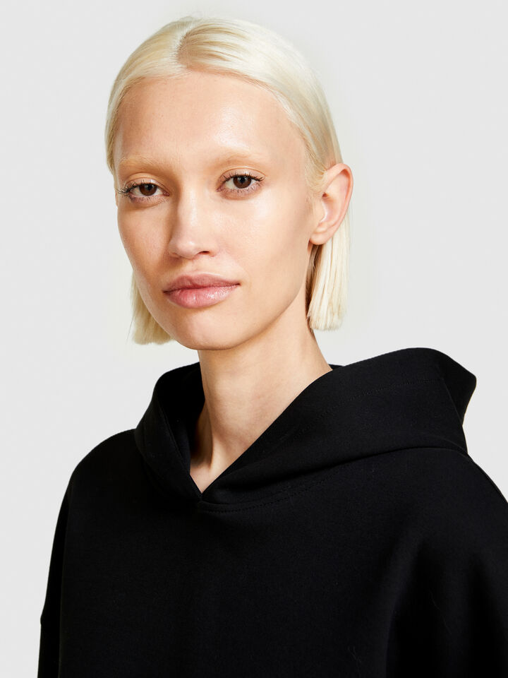 Technical sweatshirt - women's sweatshirts - Black | Sisley image number 5